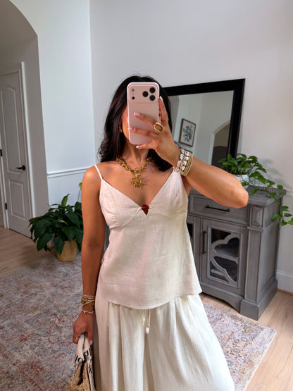 Saltwater Linen Top