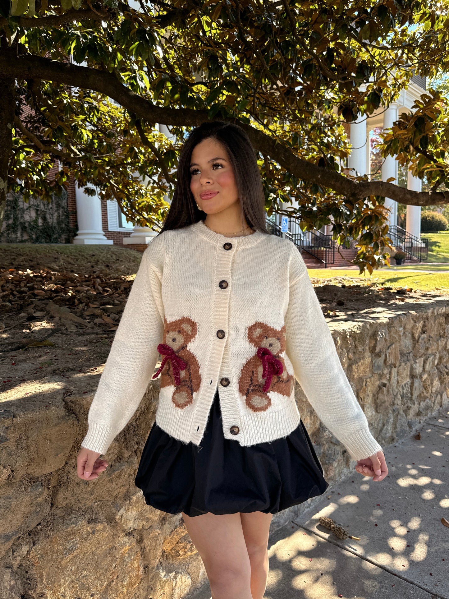 Teddy Bear Ivory Cardigan