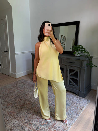 The Daisy Lane Satin Top & Pant Set