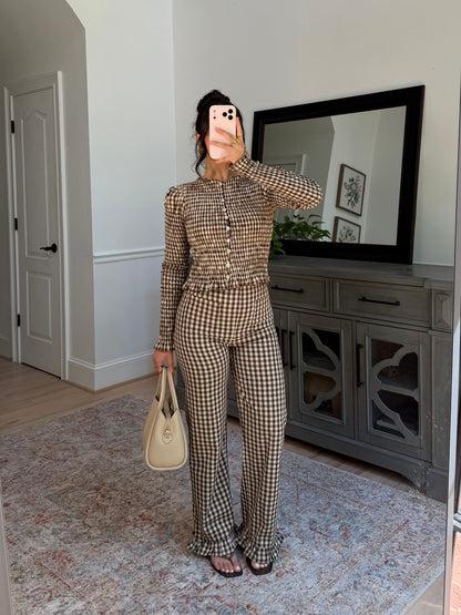 Edinburgh Gingham Top