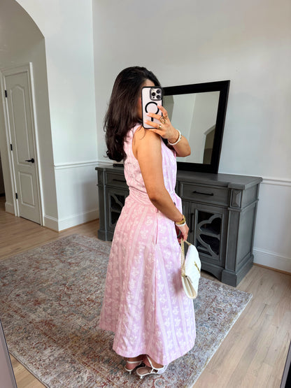 Rosalie Belted Midi Dress