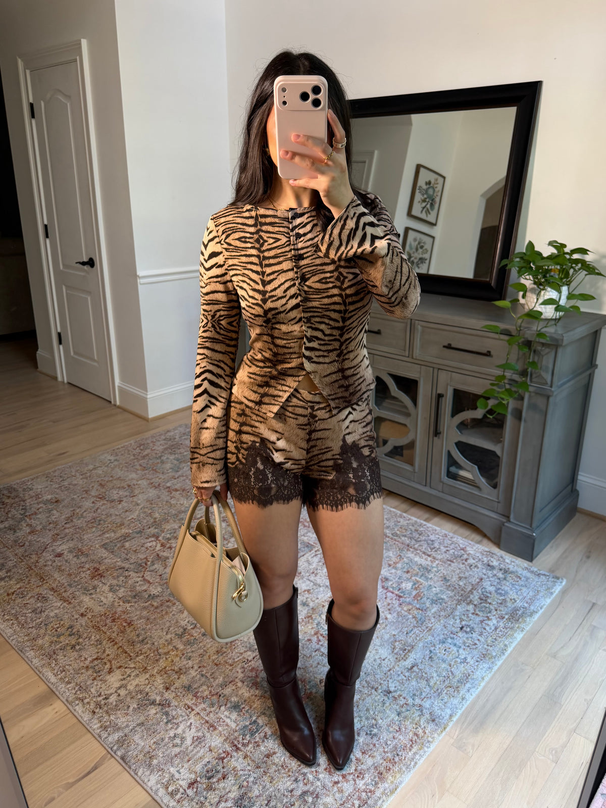 Ashton Animal Top & Shorts Set