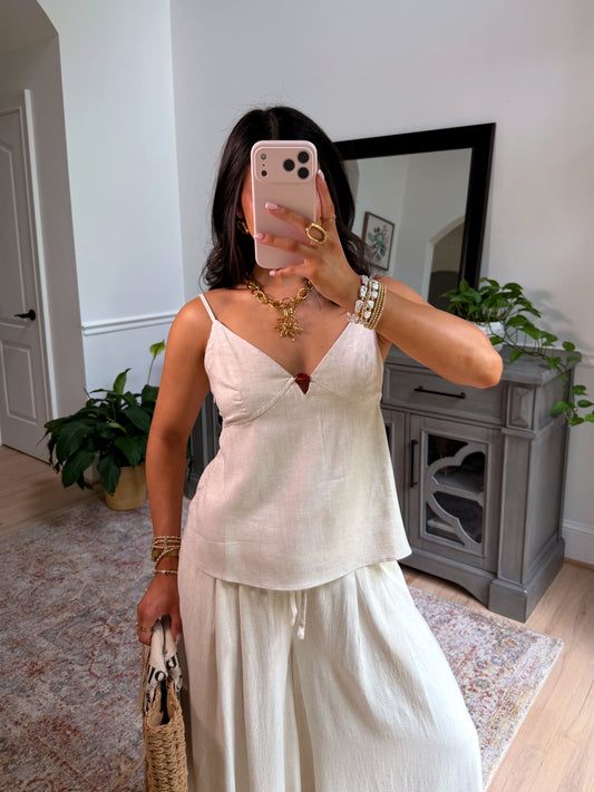 Saltwater Linen Top