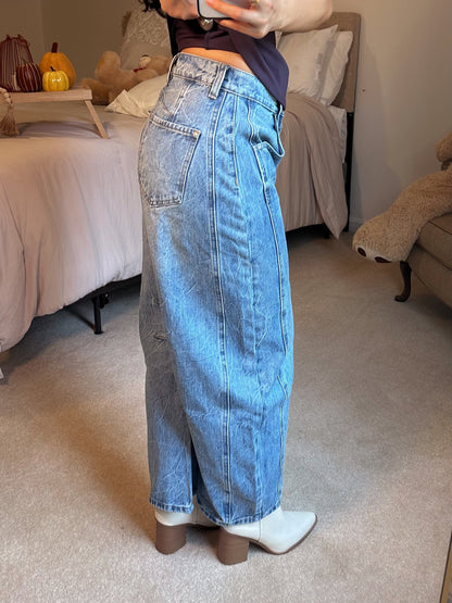 Denim Barrel Jeans