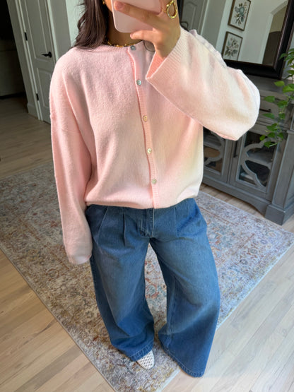 Baby Pink Cardigan