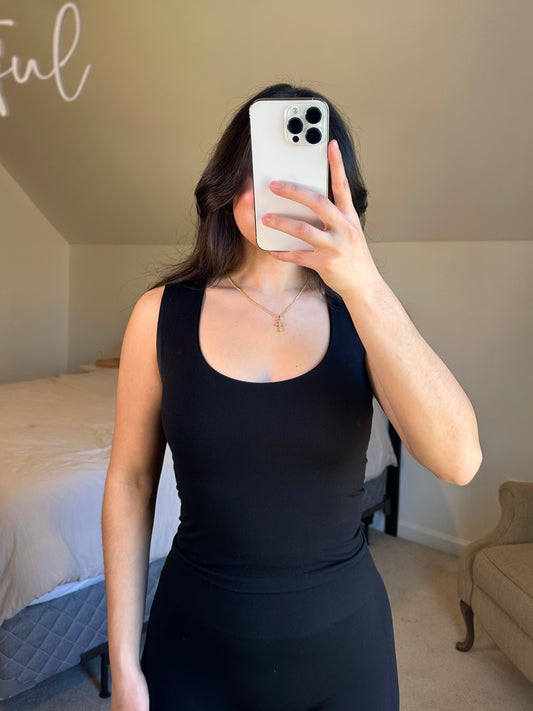 Black Buttery Soft Tank