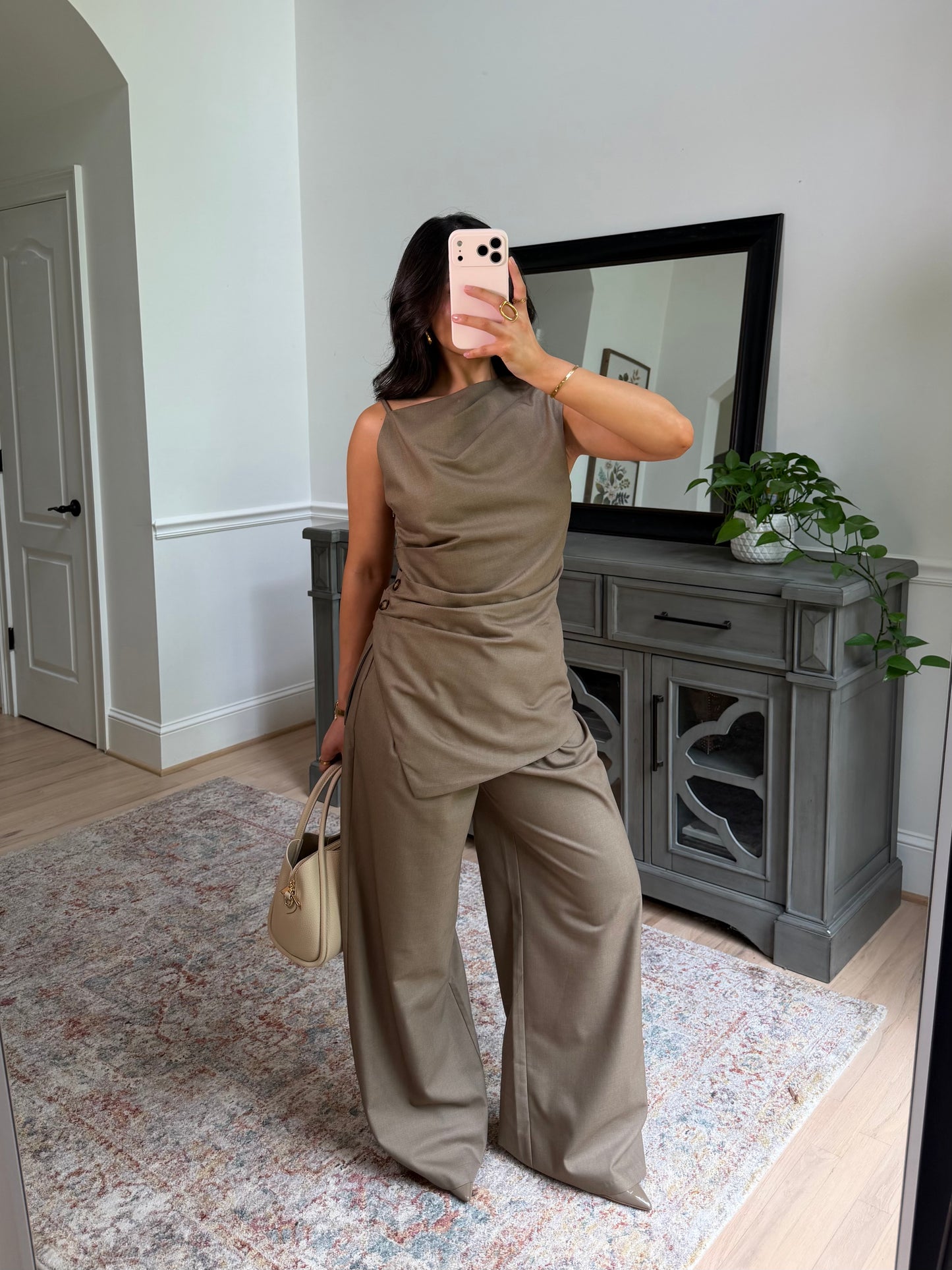 The Chestnut Mocha Top & Pant Set