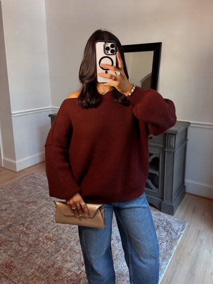 Hot Chocolate Slouchy Sweater