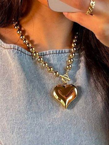 Heart Chunky Necklace