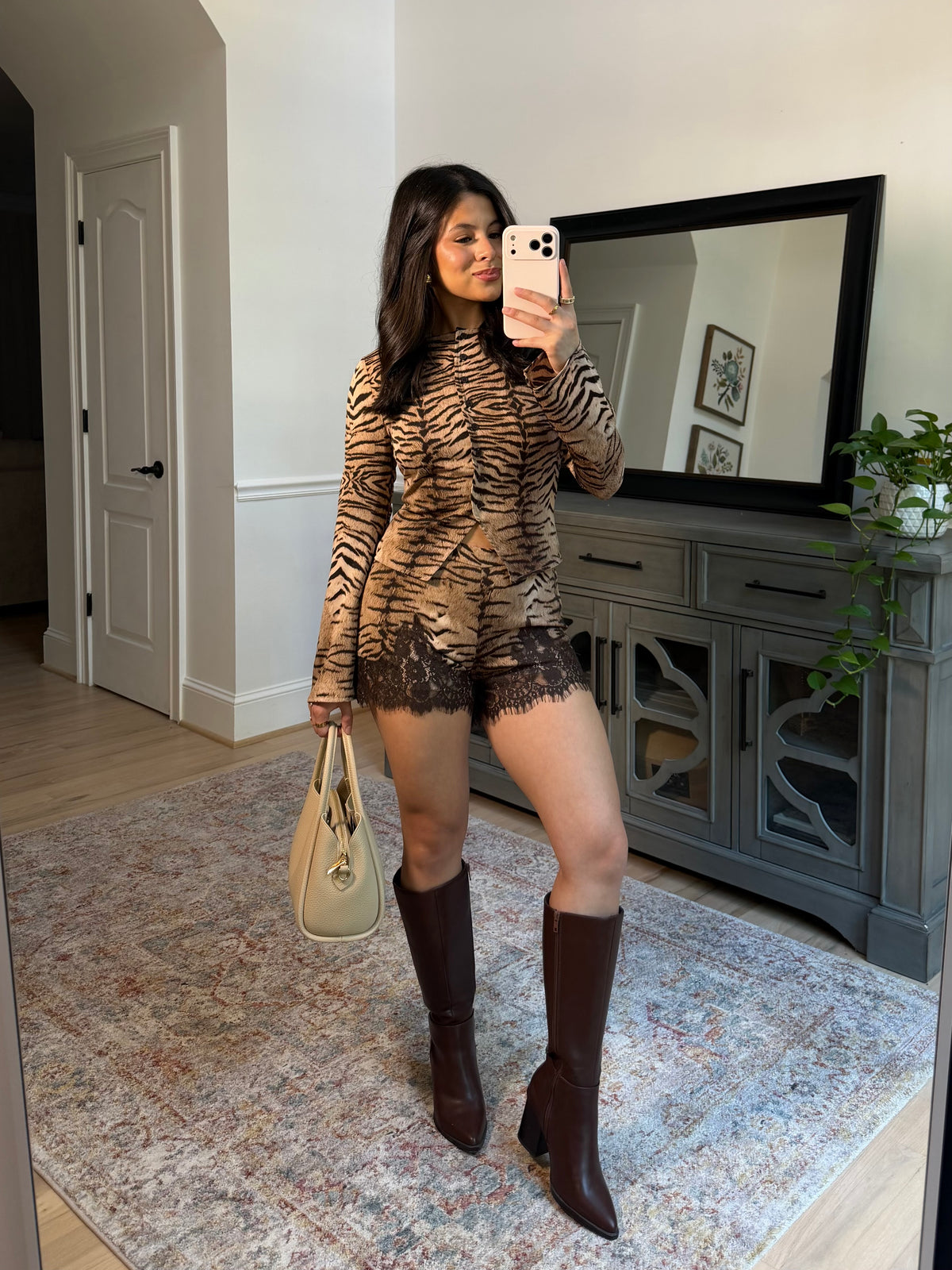 Ashton Animal Top & Shorts Set