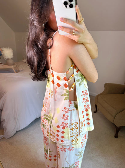 Island Time Printed Top & Pants Set