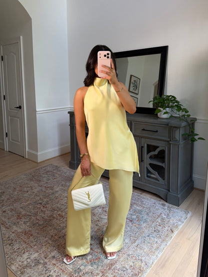 The Daisy Lane Satin Top & Pant Set