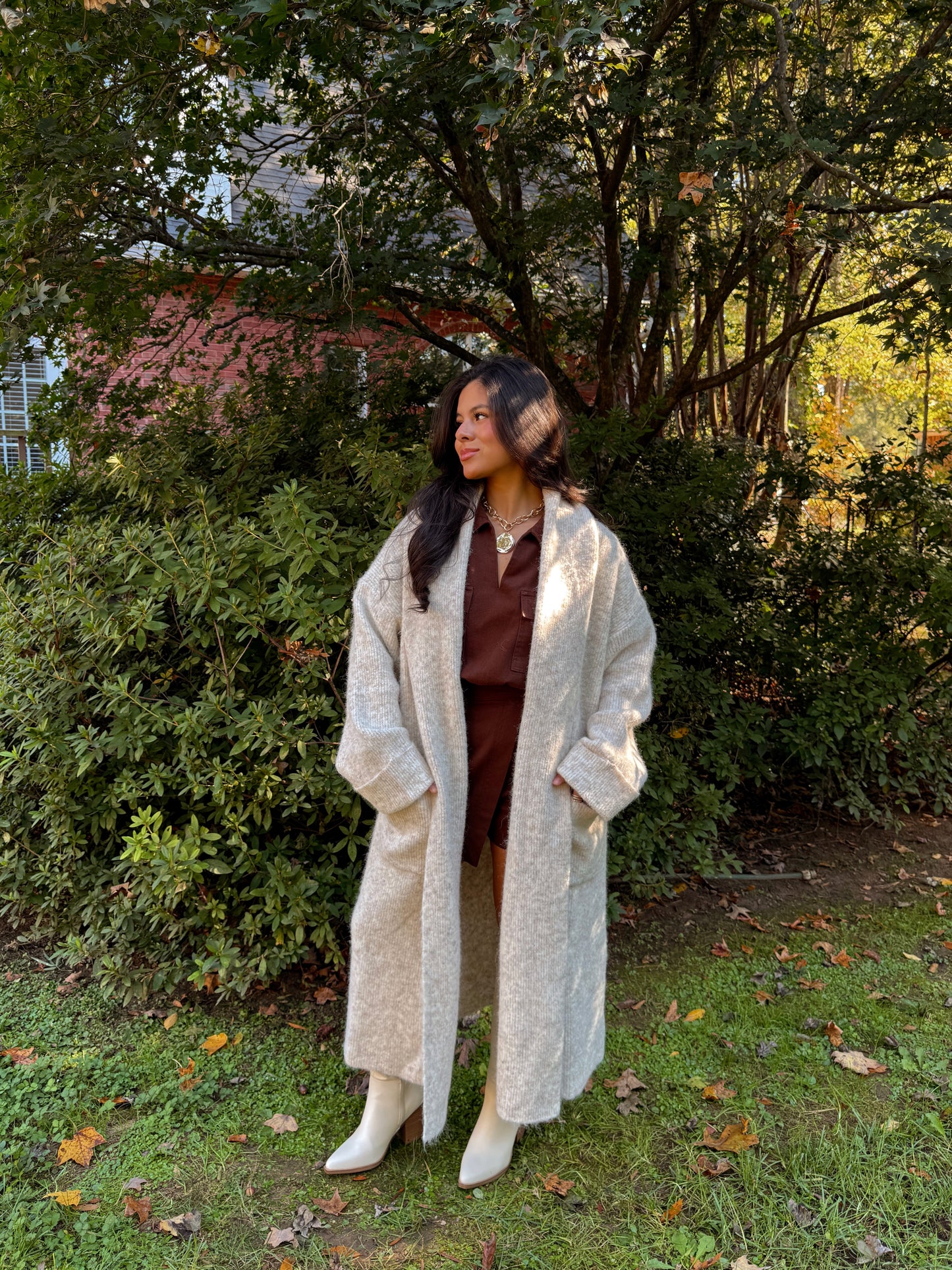 Cozy & Carbed Up Cream Cardigan