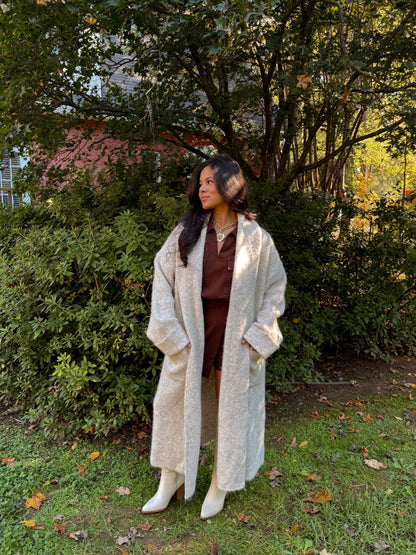 Cozy & Carbed Up Cream Cardigan