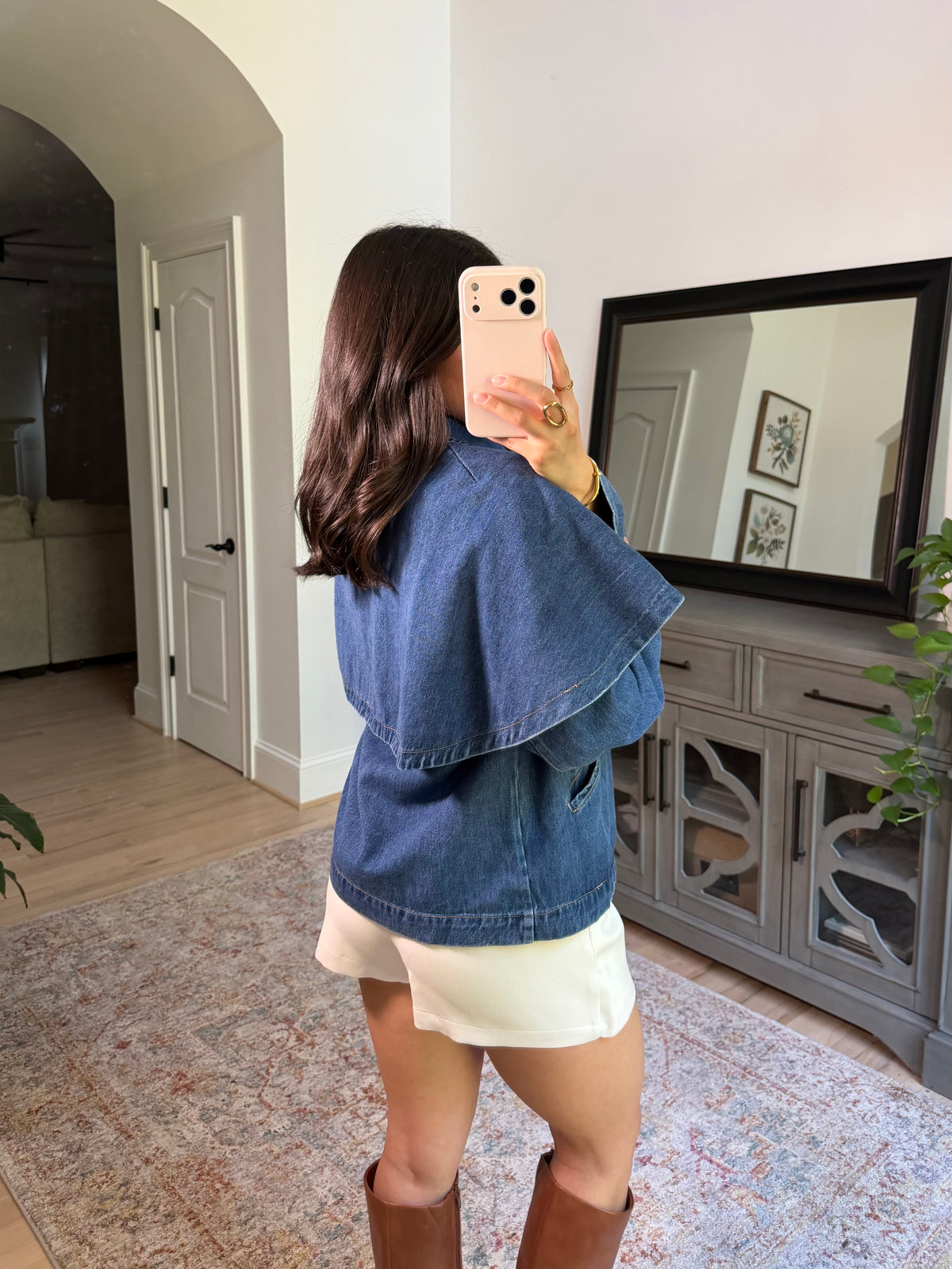 Bluebell Denim Cape Jacket