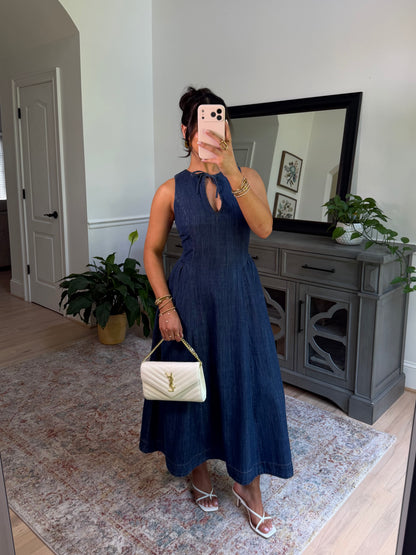 Bluebell Denim Drop Waist Dress