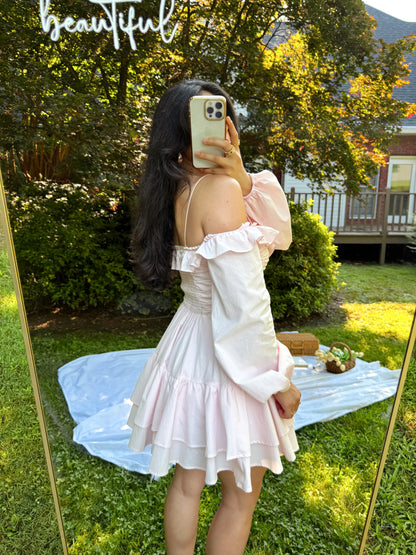 Baby Pink Poplin Dress