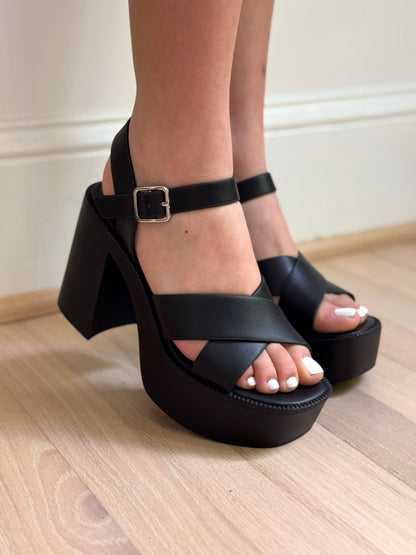 Black Platform Heels