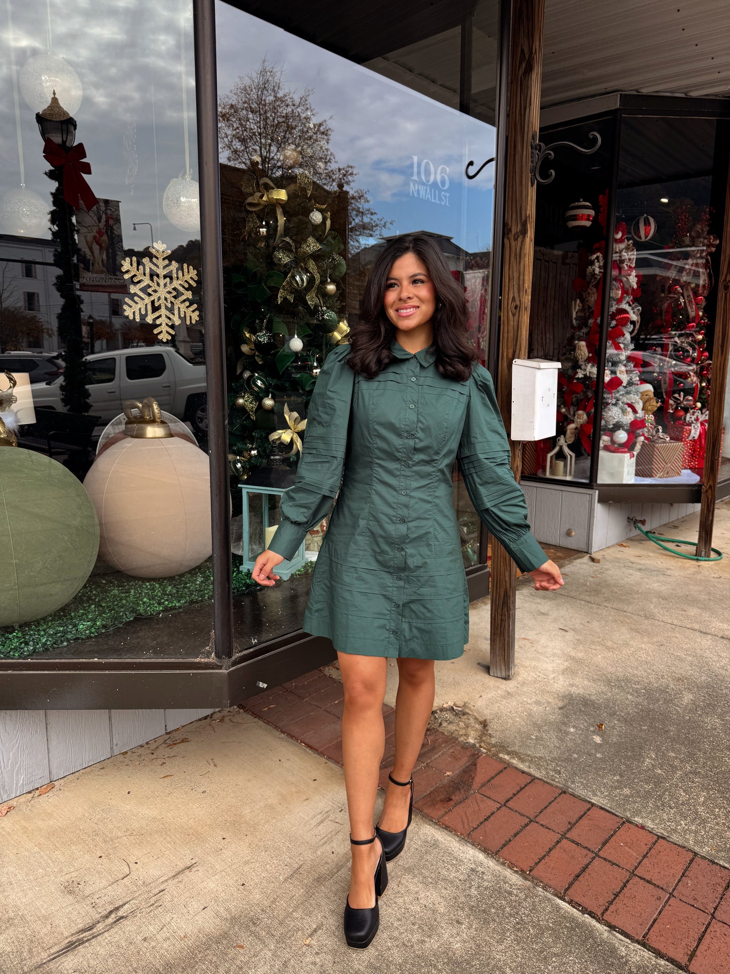 The Evergreen Elegance Dress