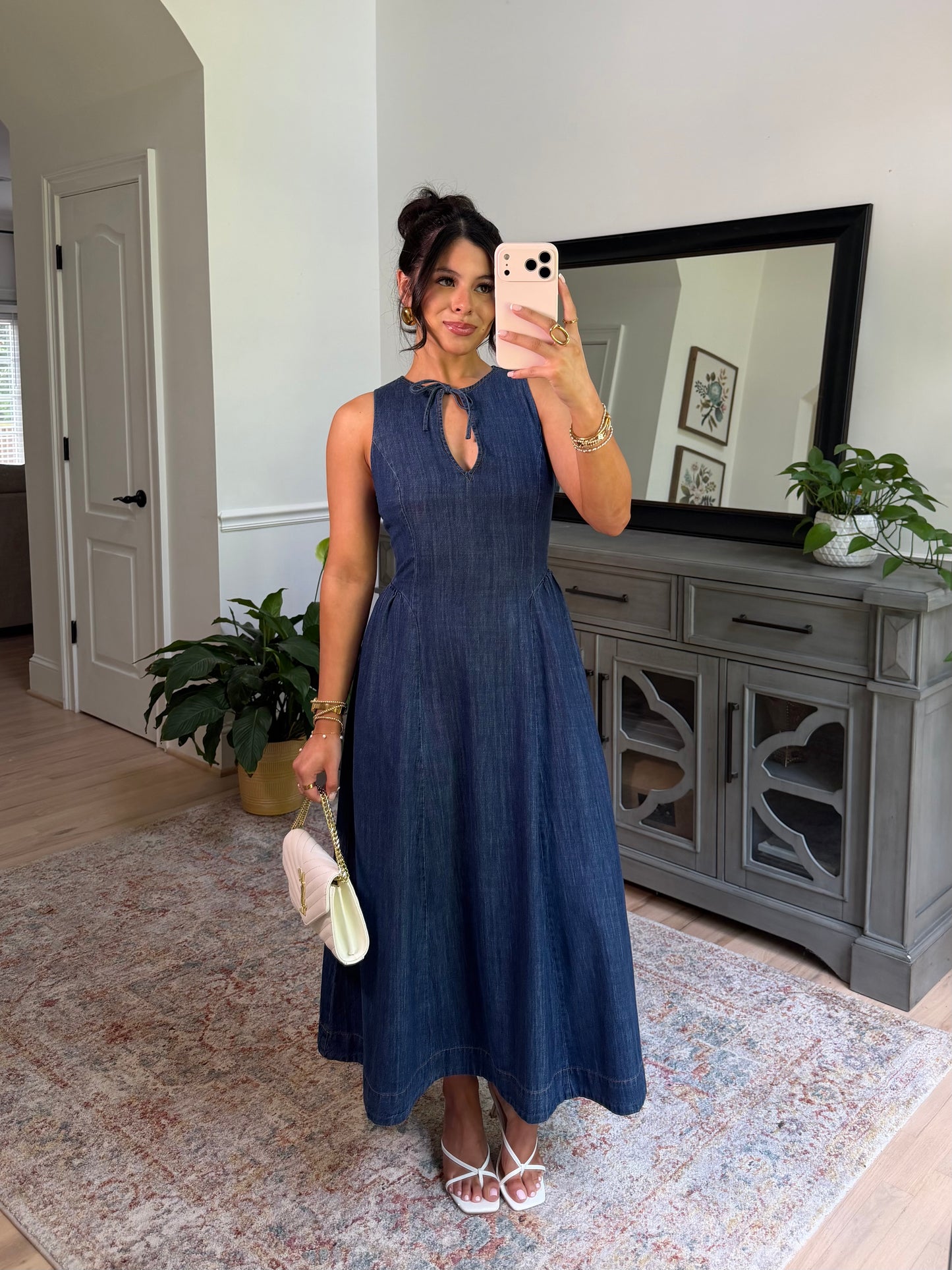 Bluebell Denim Drop Waist Dress