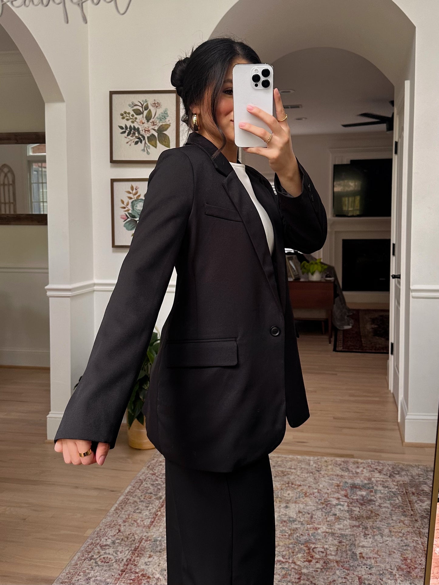 Black Blazer & Trouser Set