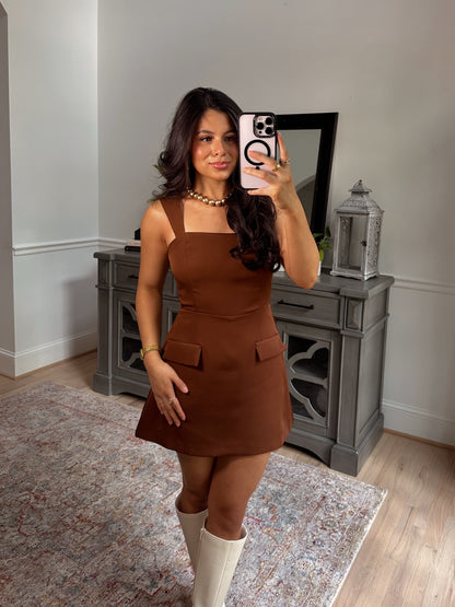 Chestnut Lane Pocket Romper Dress