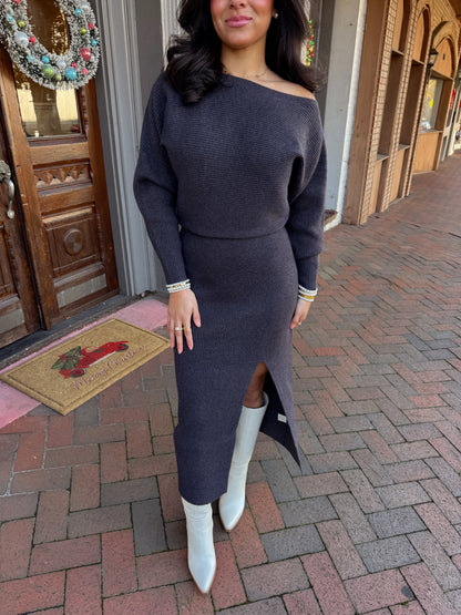 The Winter Evening Knit Dress
