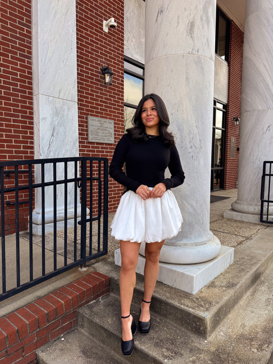 The Elise Classic Sweater Mini Dress