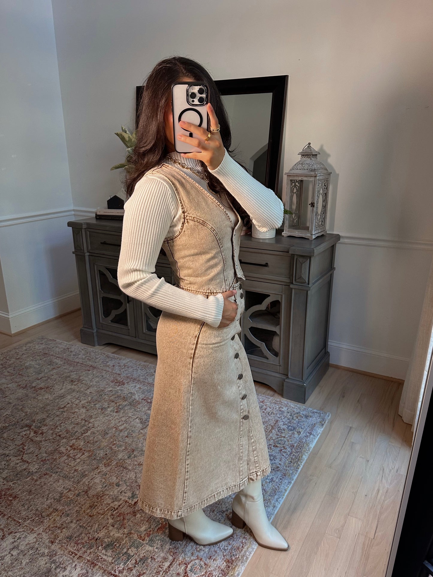 Honey Crisp Denim Set