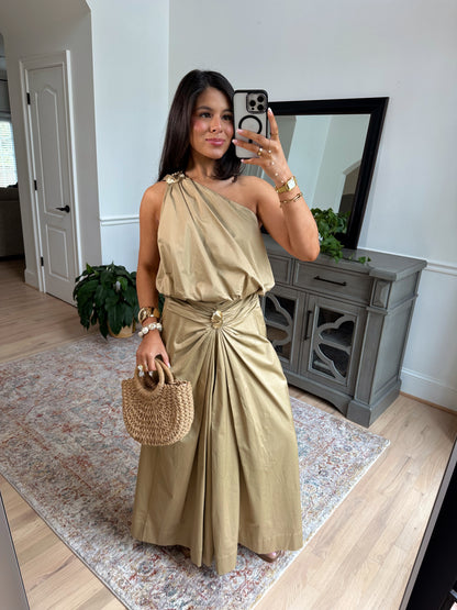 Tuscan Golden Petal Top (Tan)