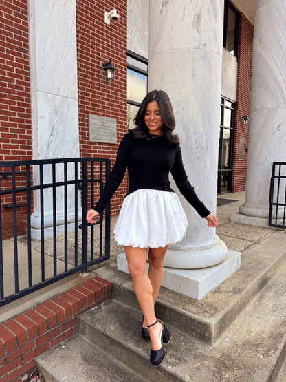 The Elise Classic Sweater Mini Dress