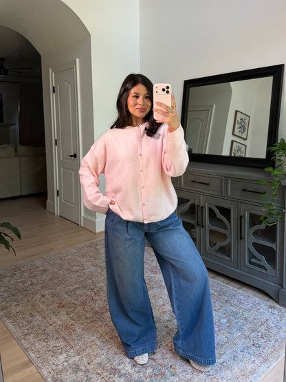 Baby Pink Cardigan