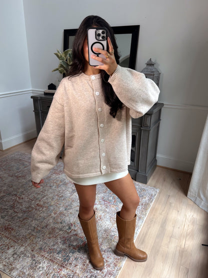 Sunday Stroll Oversized Cardigan