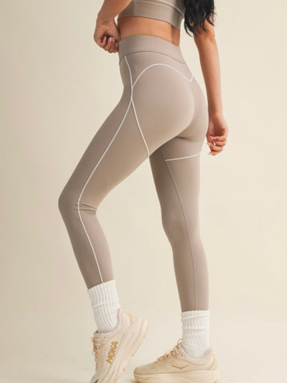 Smokey Taupe Contour Leggings