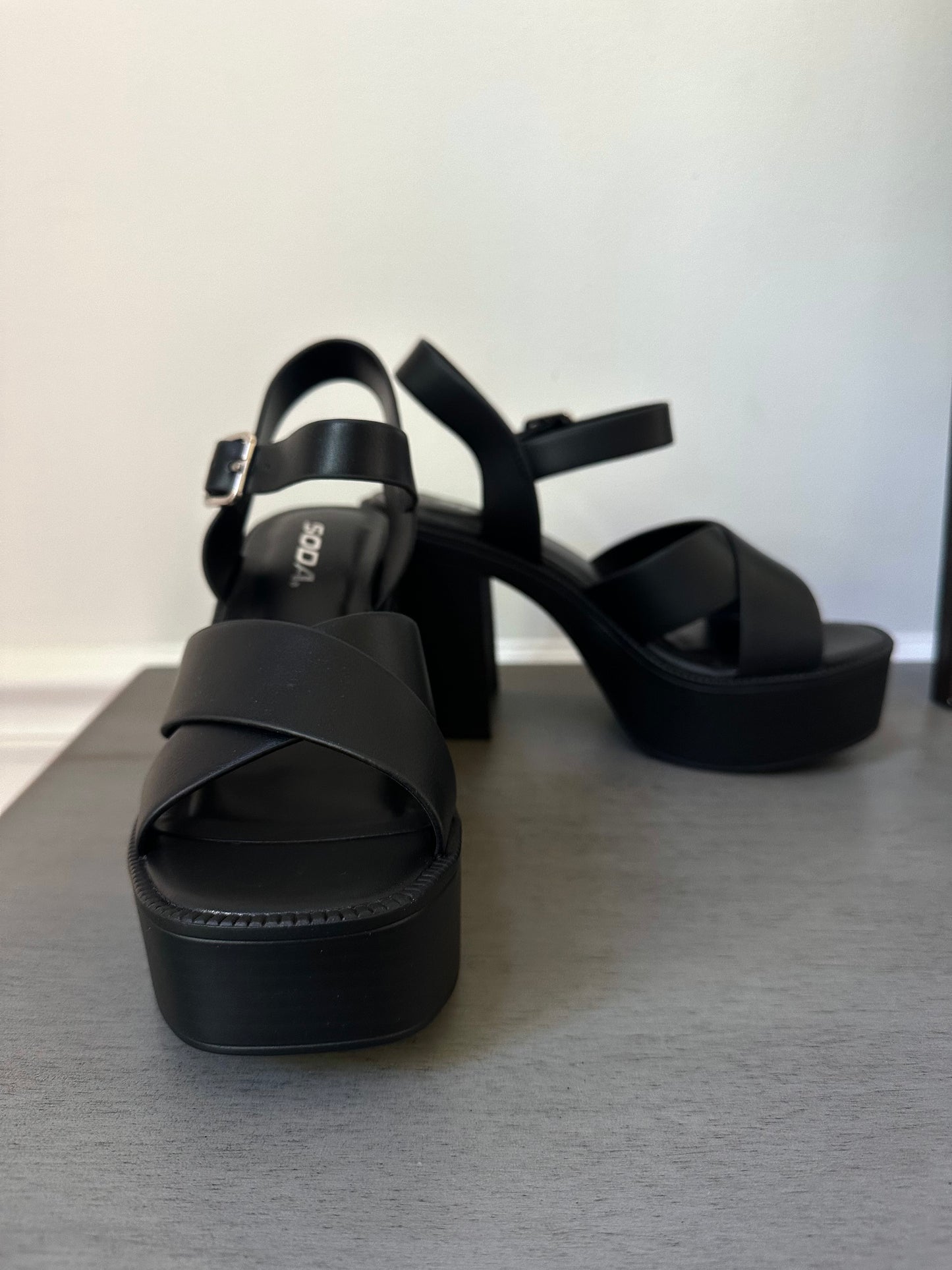 Black Platform Heels
