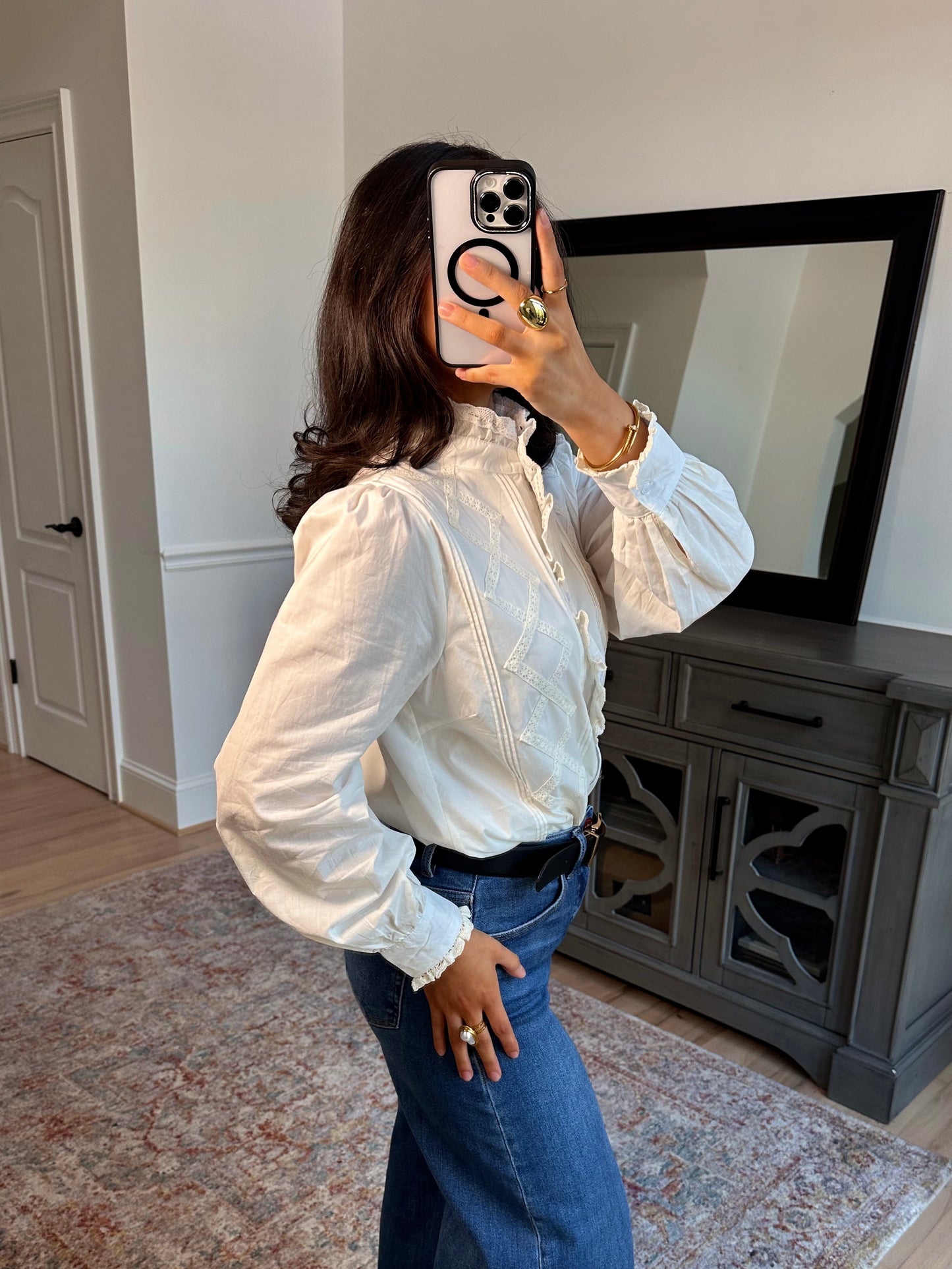 Sunday Brunch Button-Up Top