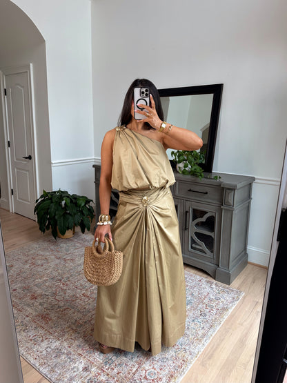 Tuscan Golden Petal Top (Tan)