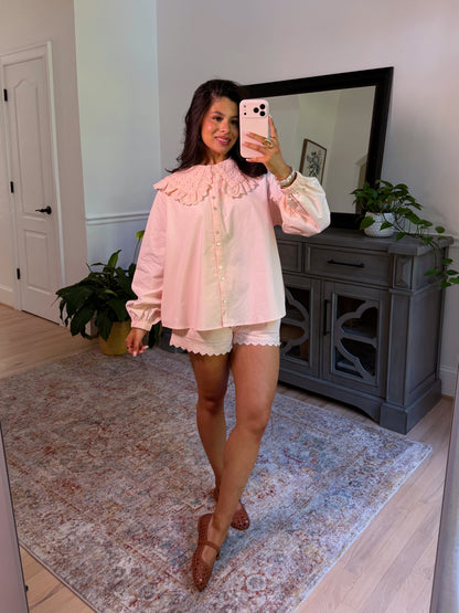 Monroe Baby Pink Shorts