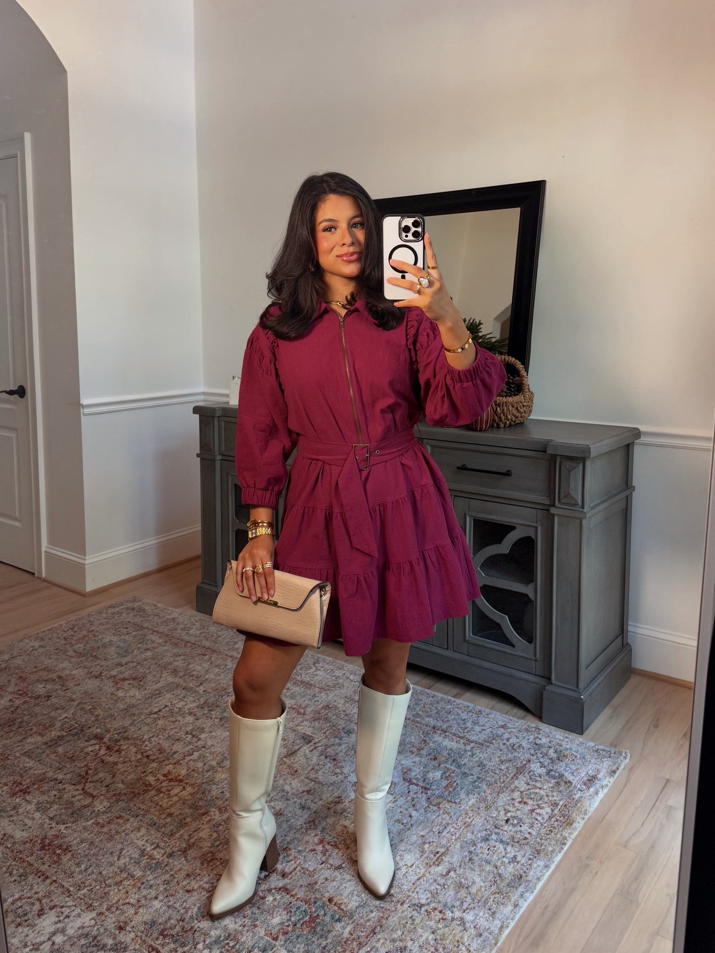 The Rich Roast Plum Dress