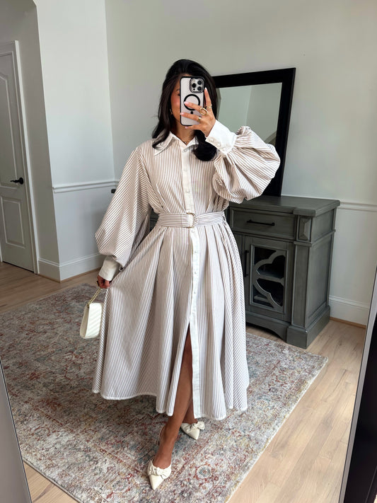 Dolce Stripe Maxi Dress