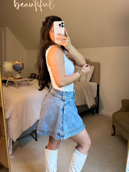 White Tank Bodysuit