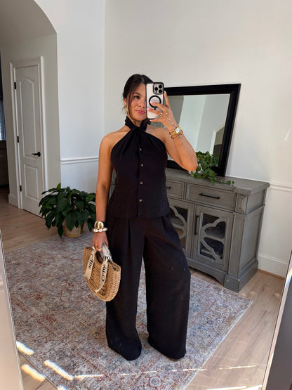 Marbella Halter & Pants Set