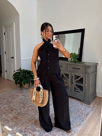 Marbella Halter & Pants Set