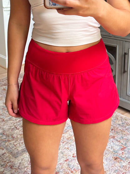 Red Speed-Up Shorts