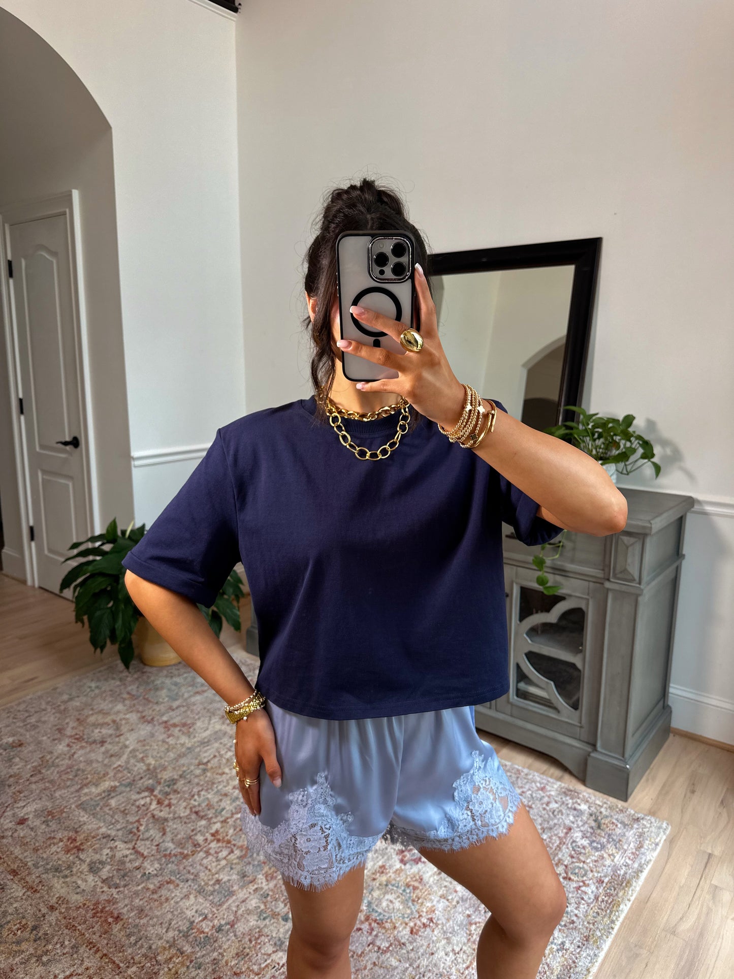 It Girl Staple Tee (Navy)