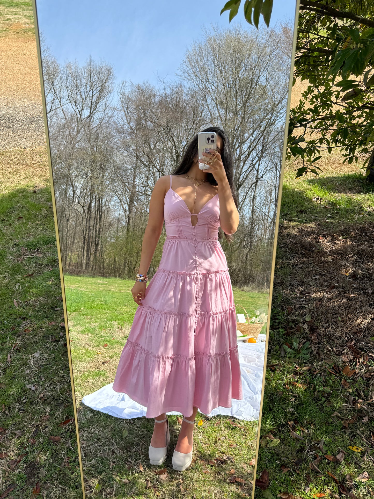 Cherry Blossom Midi Dress