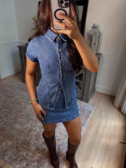 Chic Monroe Denim Set