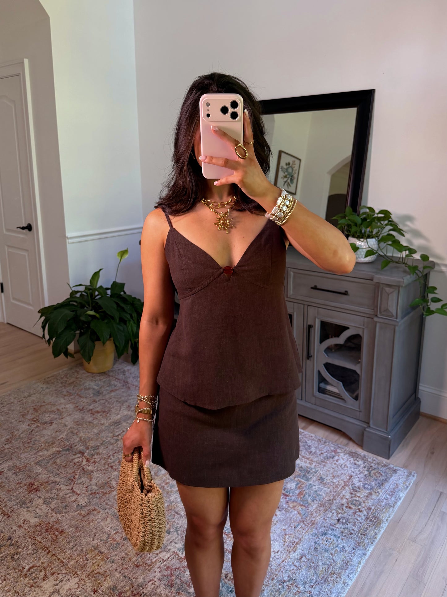 Driftwood Linen Skirt