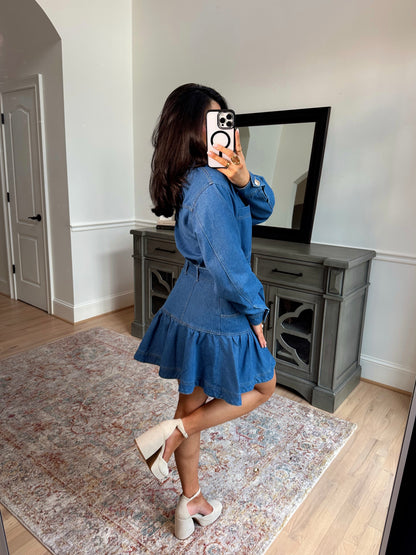 Classy Jolie Denim Dress