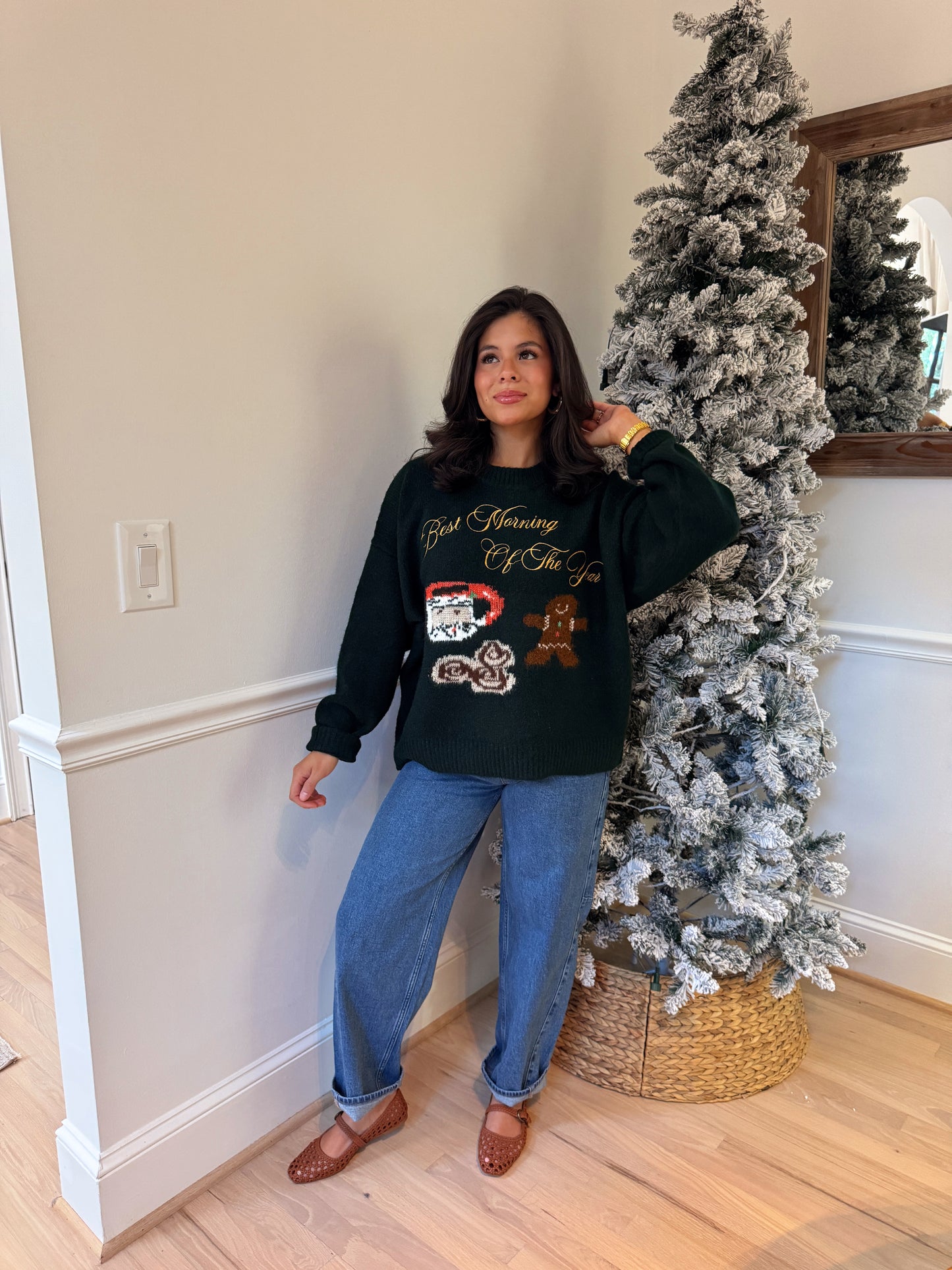 Best Morning Of The Year Knit Sweater